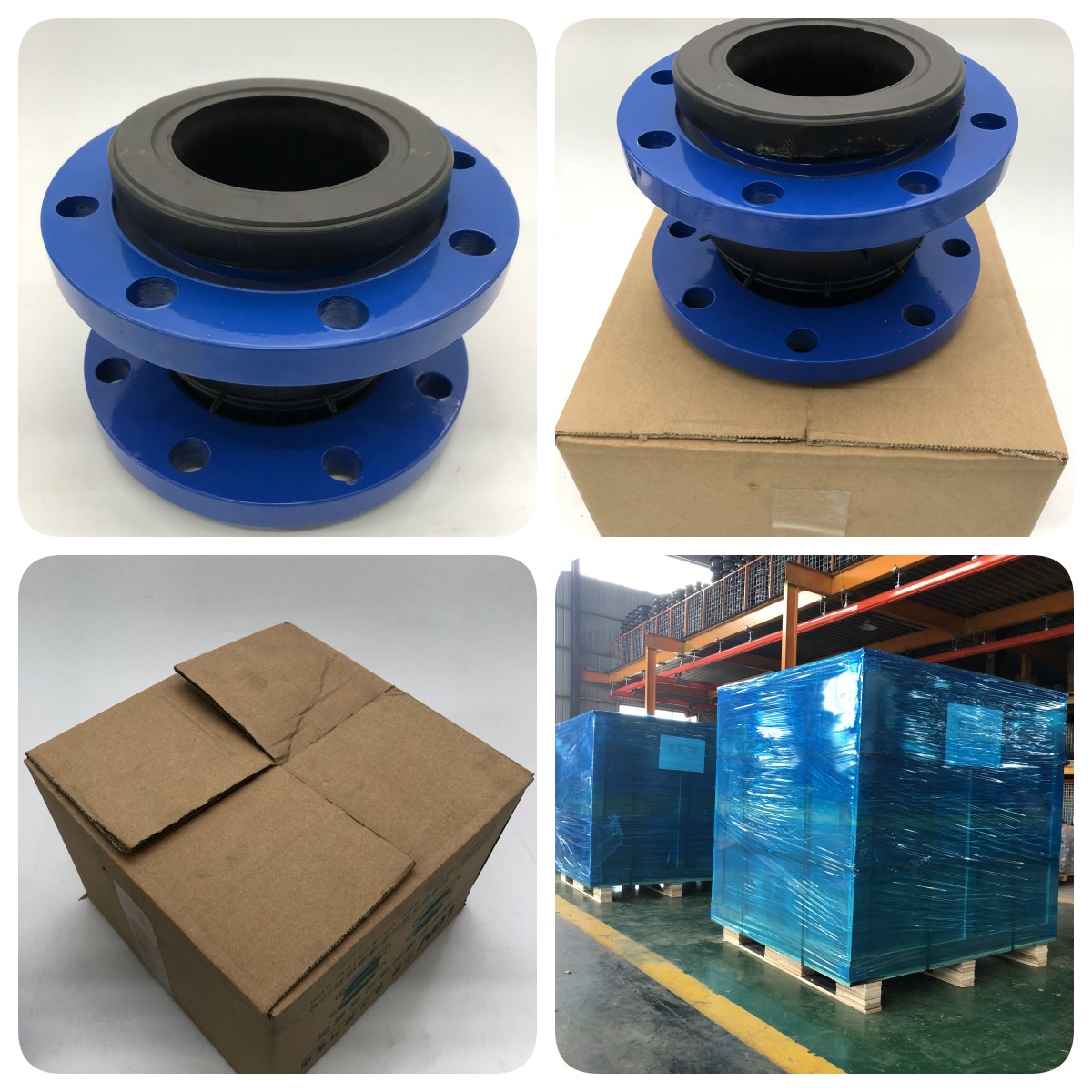 ODM Connection Pumps Couplings with Zinc-Plated Flanges and Rubber Expansion Joints