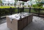 New design Outdoor garden Furniture PE Rattan wicker chair hotel chair and table
