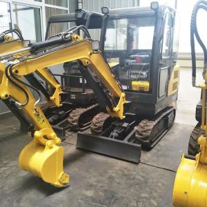 Wholesale 3 Ton Used Excavator Machine Rubber Track Small Home Excavator from china suppliers