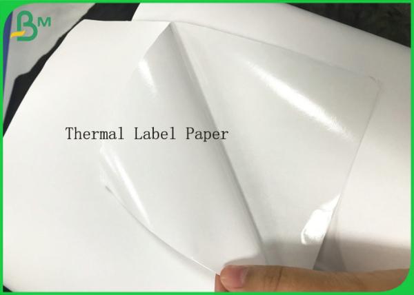 Blank White Waterproof Thermal Label Paper Sticker Rolls Self Adhes Barcode