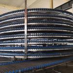 Food Cooler Conveyor Spiral Chiller and Freezer Spiral Proofer Tower Sale
