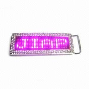 Wholesale Promotional Led display belt buckle panel for party from china suppliers