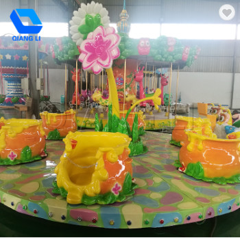 Attractive Kids Coffee Cup Ride / Cute Style Self Control Teacup Amusement Ride
