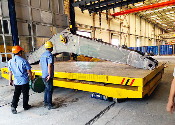 Automatic Warehouse Material Handling Scissor Lifting Transfer Carriage Steel Parts Transport Carts