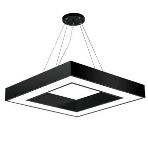 Wholesale Suspension LED Linear Lights , Square 4 Foot LED Suspended Linear Fixture from china suppliers