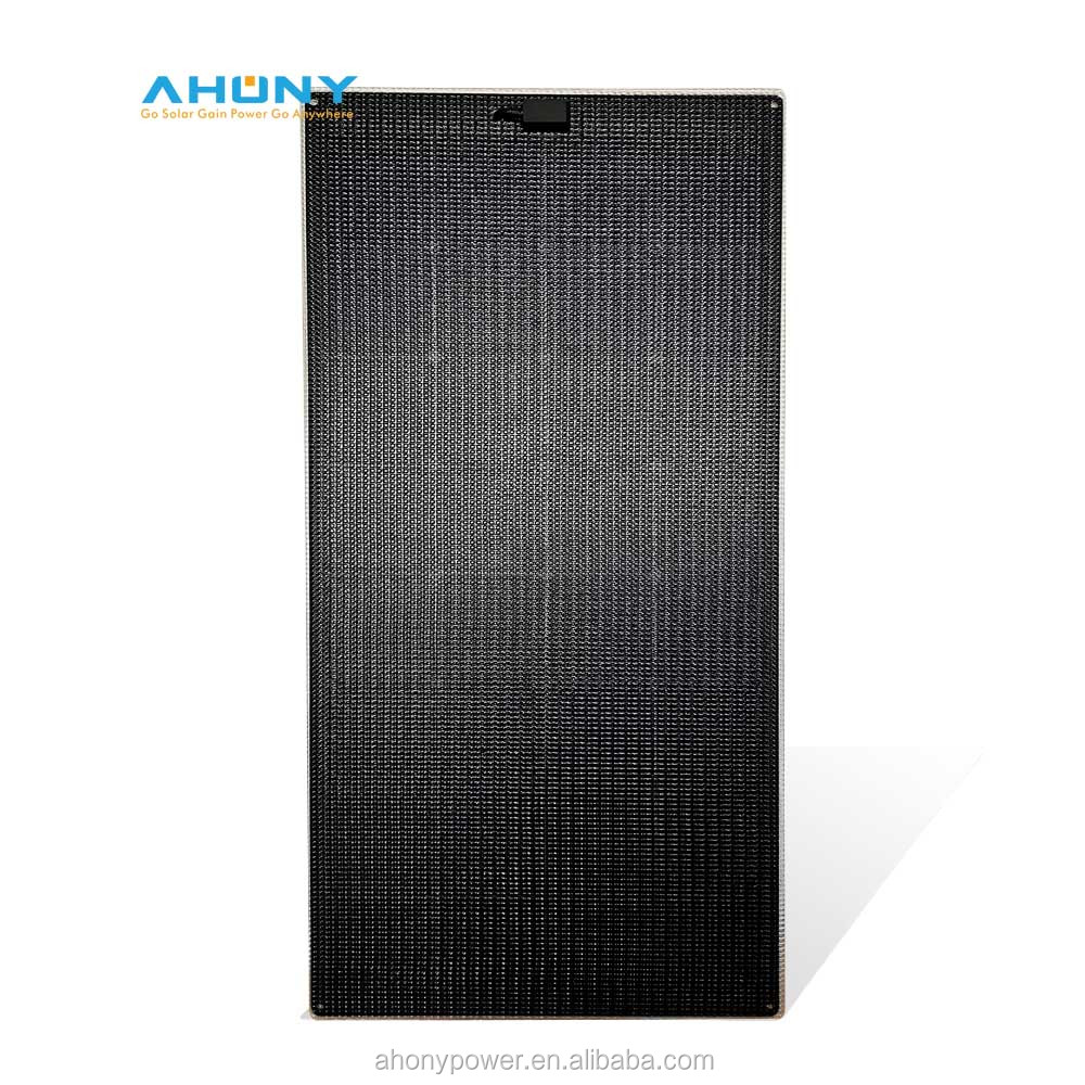 Black Walk On Solar Panel 155w Drive On Anti Skid Portable Marine Solar Panels