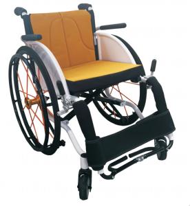 Wholesale Quickie Manual Lightweight Sport Wheelchair Orange 59cm from china suppliers