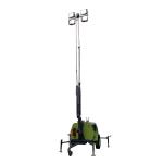 Trailer Hand Lifting Mobile Lighting Tower For Industrial Park Lighting