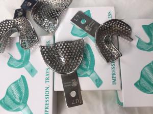 Wholesale Autoclavable Rim Lock Impression Trays , Impression Trays In Dentistry Perforated Size #7 from china suppliers