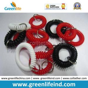 Wholesale Standard White Black Red Wrist Coil Bands W/Key Ring from china suppliers