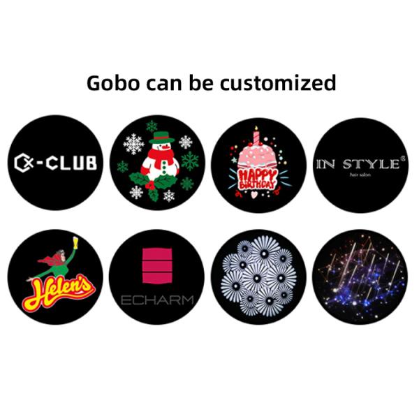 Free Custom Logo Gobo Projector Advertising Lights 40W LED Sign Wall Projection Lamp IP20