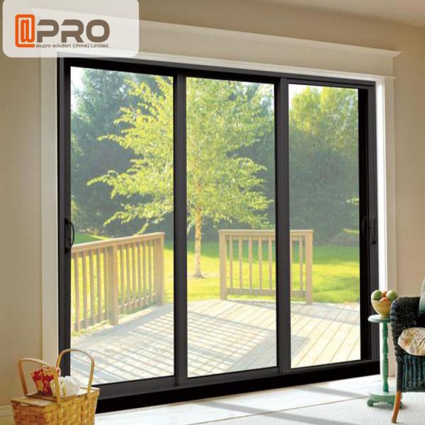 Air Proof Aluminium Sliding Patio Doors , Horizontal Sliding Glass Doors