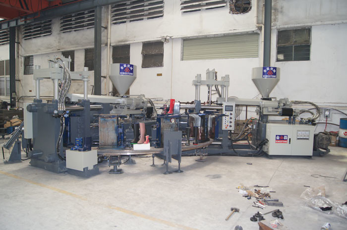 Rain / Water Boot / Gumboot/ Mineral Worker Boot Dual Injection Molding Machine Rotary Type