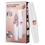 Portable Waterproof 2 In 1 Mini Lipstick Shaver For Ladies Eyebrow Facial Hair