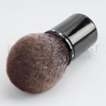 ISO14001 Alminum Handle Kabuki Cosmetic Brush Dome Shaped Makeup Brush