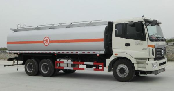 Foton Oil Tanker Truck With API Standard System , Fuel Petrol Diesel Oil