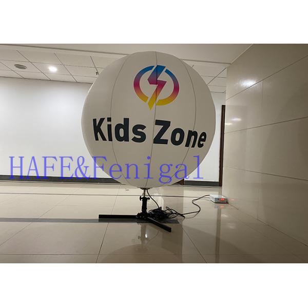 Decorations Inflatable Moon Balloon LED Light Custom Stand 400W 160cm