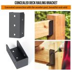 Deck Railing Connector for Outdoor Wood Post Stairs ISO9001 Rohs CE 16949