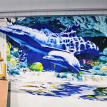 110-220v CMYK Ink 120w 24㎡/h Wall Mural Printing Machine