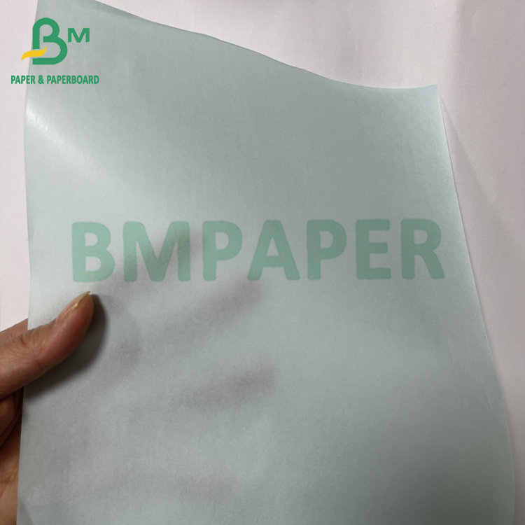 Recyclable Smooth 60gsm Uncoated Blue Release Paper For Sticker
