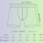 Custom Logo Cotton Men Underwear Plus Size Breathable Boxer Briefs