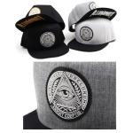 Five Panel Unisex Snapback Baseball Caps Premier Illuminati Eye Hiphop Hats Gray