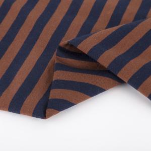 Wholesale 185gsm 95 Cotton 5 Spandex Fabric Soft Striped Knit Lycra Undershirt Cloth from china suppliers