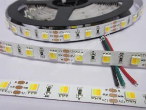 Wholesale 12V 5050 WW+W CCT dimmable led strip 60led 9.6w from china suppliers