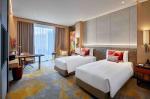 Modern laminate furniture for hotel room interior fitting with Desk and cabinets