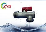 Low Weight Brass Plumbing Valves Stainless Steel Filter Medium Pressure