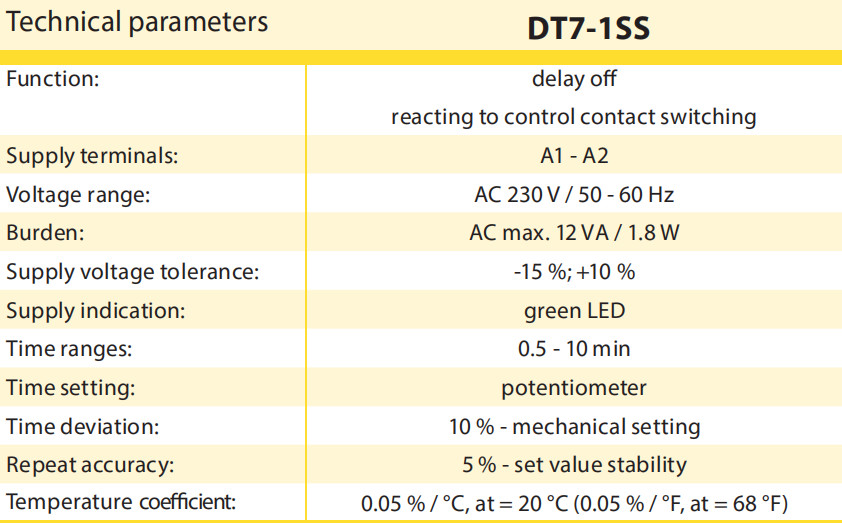 DT7-1SS Din Rail Delay OFF Programmable Staircase Switch with Signalling before Switch off AC 230V Relay