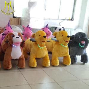 Wholesale Hansel shopping mall children electric stuffed walking animals scooter toy from china suppliers