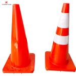 PVC 28inch Safety Barrier Cones For Traffic Control 700mm Road Safety Barrier