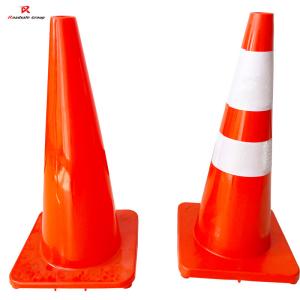 Wholesale PVC 28inch Safety Barrier Cones For Traffic Control 700mm Road Safety Barrier from china suppliers