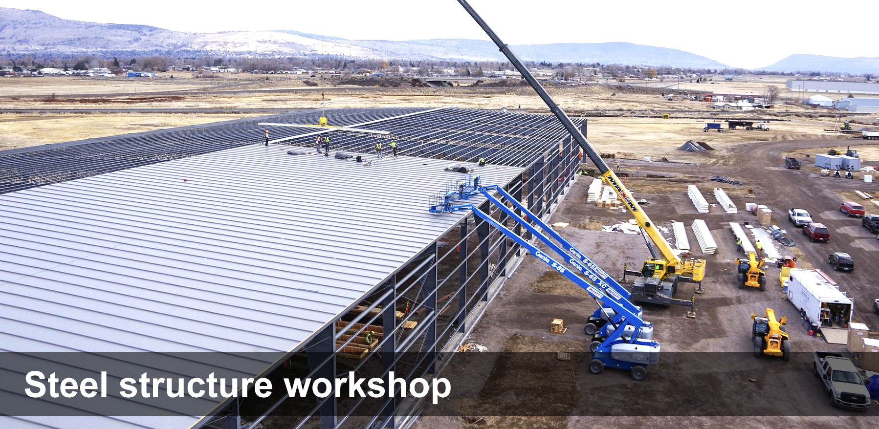 Q355 Q235B Prefabricated Steel Building Metal Warehouse Workshop Hangar Hall Self Storage