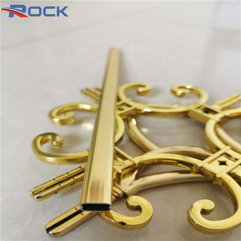 Insulating Glass Uv Proof Georgian Glazing Bars Golden Plastic Flower Design