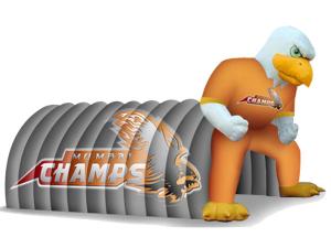 Wholesale Fantasy Inflatable Entrance Tunnel With Eagle Mascot For Sports Event from china suppliers