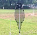 165cm Portable Football Rebounder Wall Black Soccer Training Dummy