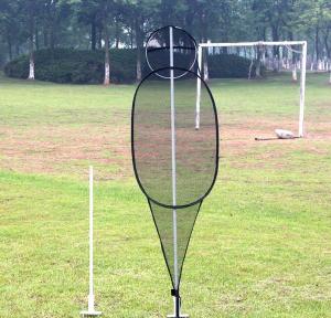 Wholesale 165cm Portable Football Rebounder Wall Black Soccer Training Dummy from china suppliers