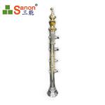Luxury Type Golden Stainless Steel Staircase Railing Construction Decoration