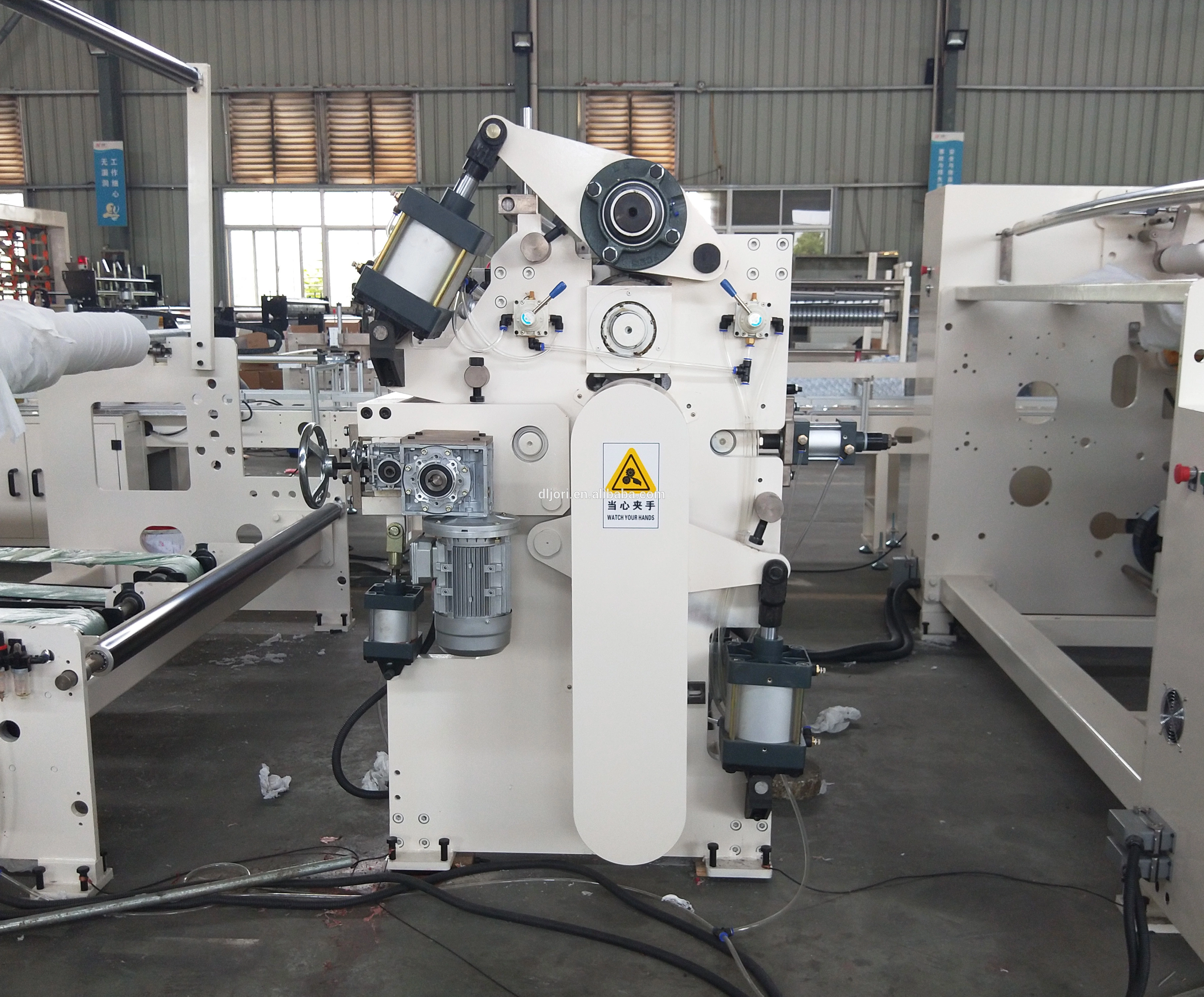 55 Bags / Min SIEMENS MOTOR Toilet Roll Packing Machine
