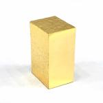 Rectangle shape gold color Zamak Perfume Bottle Cap