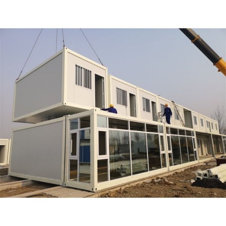 Sunny Home Big Gable Shipping Studio Container House For Office Building