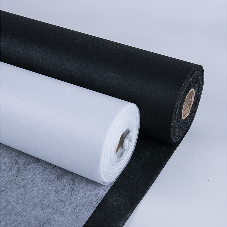 120gsm GAOXIN Chemical Bond Nonwoven 1025HF Fabric 100% Polyester Fusible Nonwoven Interlining