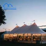 Luxury Water Proof Prefabricated Glamping Safari Canvas Tent for outdoor events