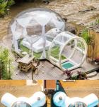 Inflatable Bubble Geodesic Dome Tent Garden Party Geodesic Camping Tent