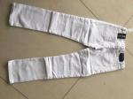 Creamy White Boy's Slim Chino Pants 97% Cotton 3% Spandex