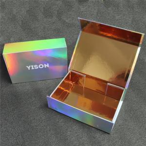 Wholesale Custom Color Printed Iridescent Holographic Box For Gift Packaging from china suppliers