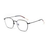 Metal Frame Men Women Oversize Plain Lens Glasses Myopia Optical Eye Glasses