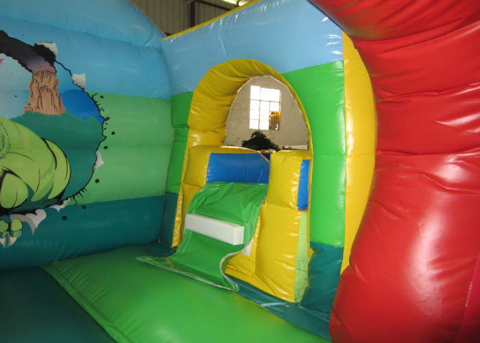 Cute classic inflatable dinosaur combo / small dino inflatable combo inflatable dinosaur jumping combo small size bouncy